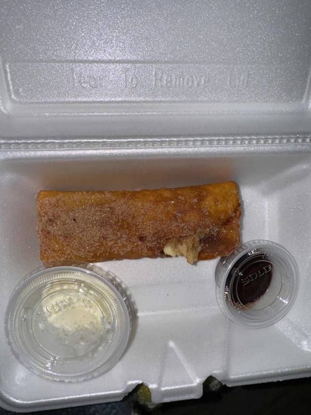 Cheesecake Burrito.